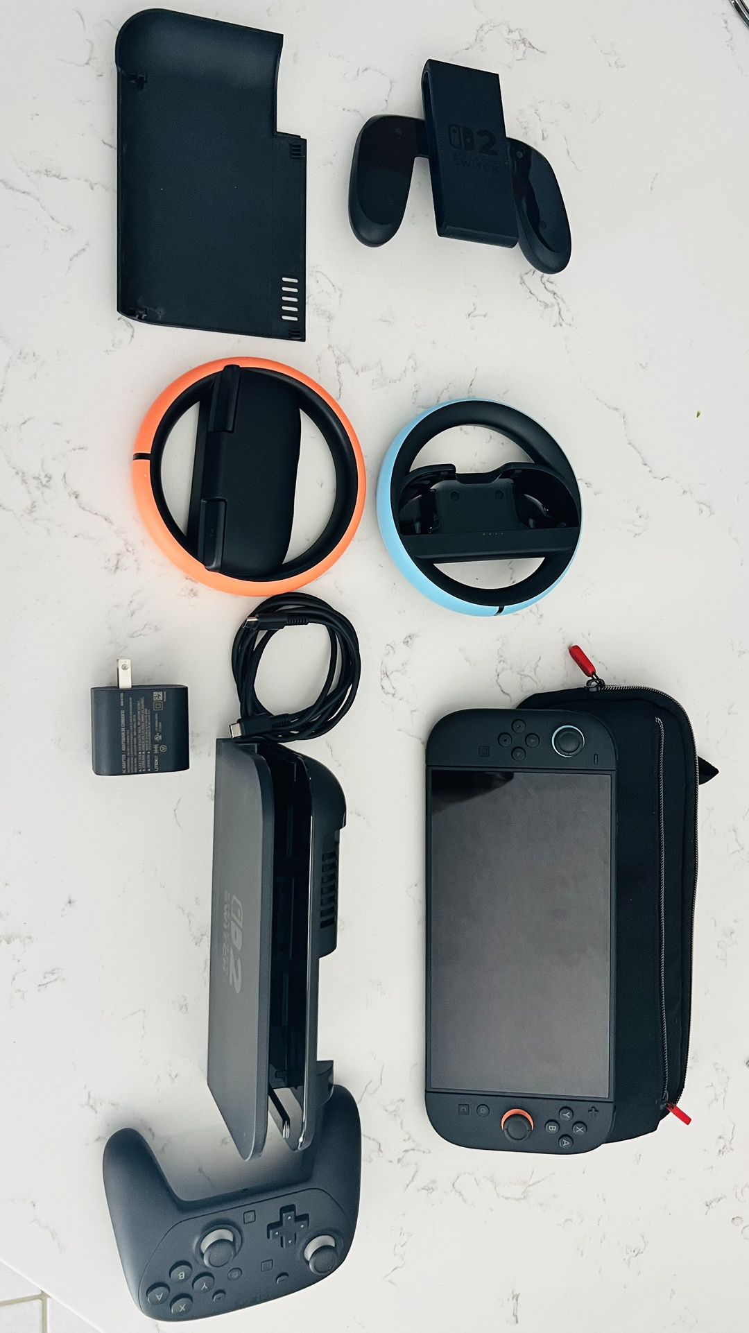 Switch 2 With Case And Pro Controller 