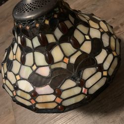 Tiffany Style Stained Glass Lamp Shade And/or Ceiling Fixture