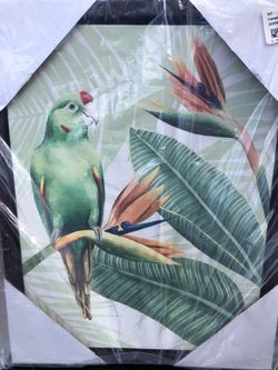 Set Of Four Parrot Cockatoo Cockatiel Painting/prints/Wall art/home Decor