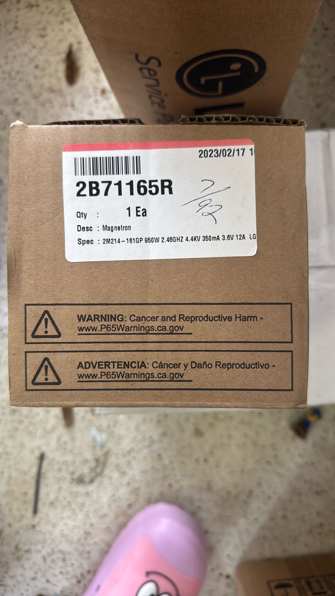 LG Microwave Magnetron