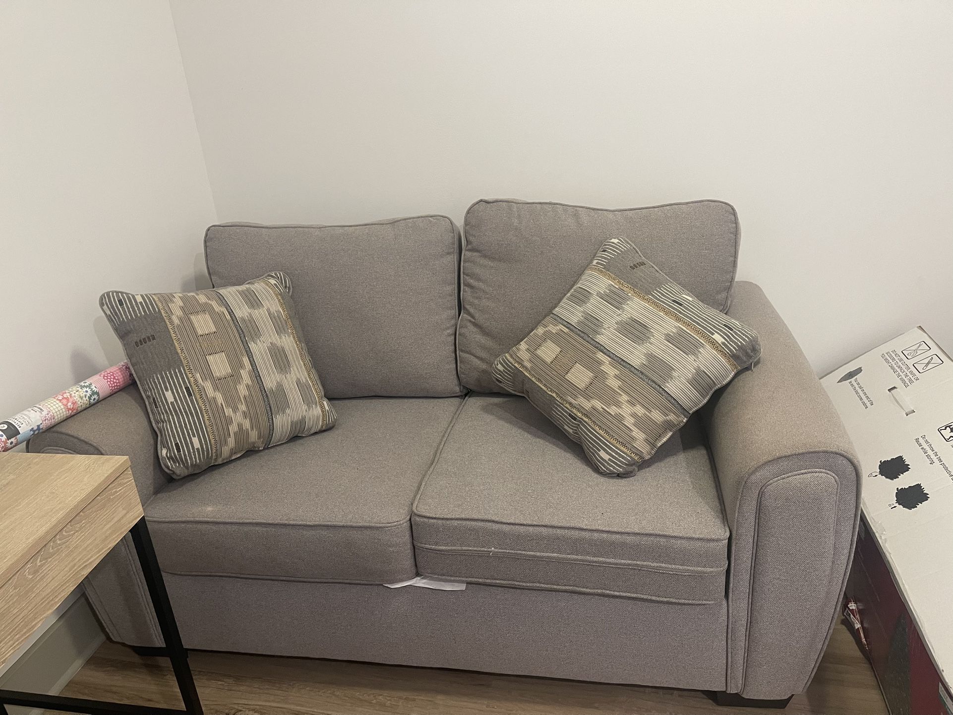 Gray couches