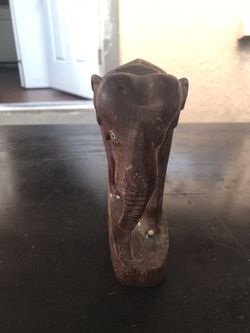 Elephant Sculpture in Noble Wood