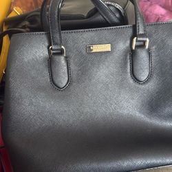 Kate Spade Black Leather  Tote. Will Accept A Reasonable BO