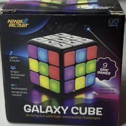 Rechargeable Game Galaxy Cube 9 Fun Brain & Memory Games Cool Toys Ninja Blast