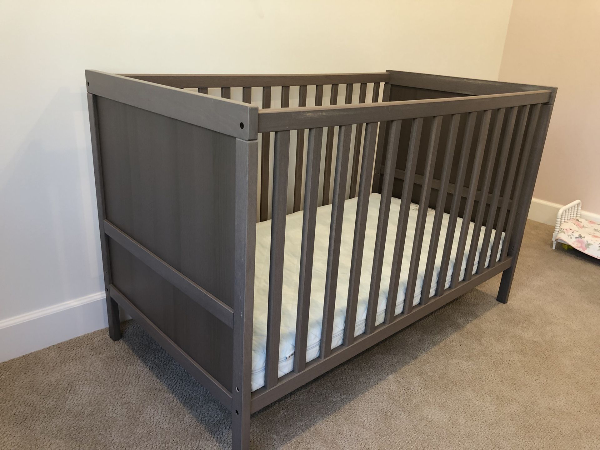Ikea Sundvik Crib, gray/brown for Sale in San Diego, CA - OfferUp