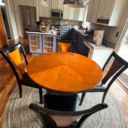 Dining table and chairs