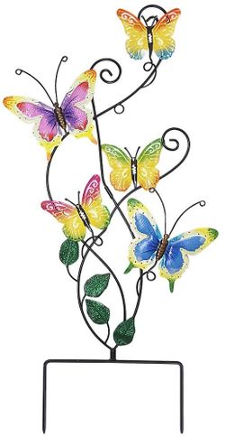 28" Butterfly Metal Art Decoration, Outdoor Garden, Yard Decor