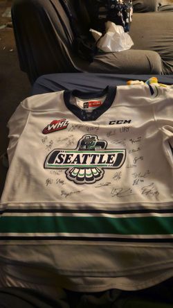 90 obo Signed seattle thunderbirds jersey