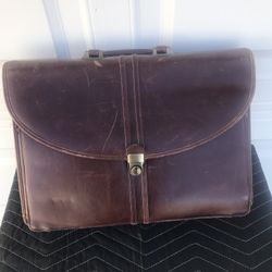 Vintage Leather Briefcase