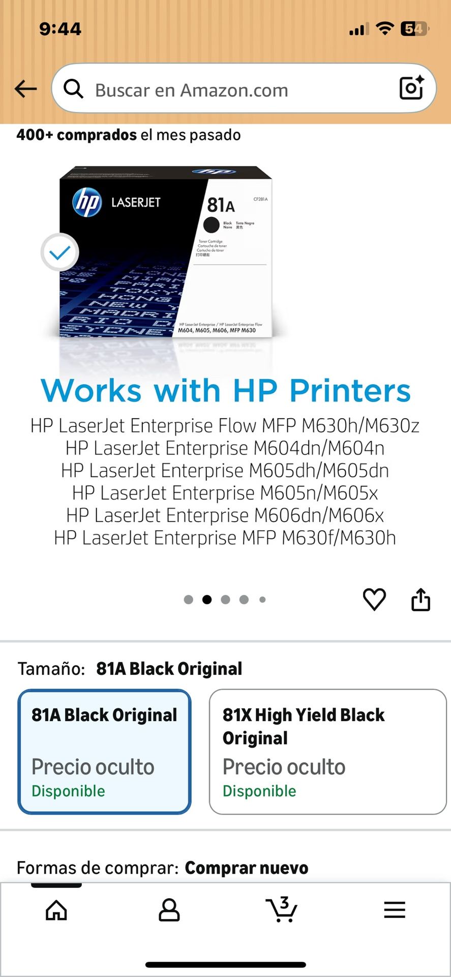 Toner printer black