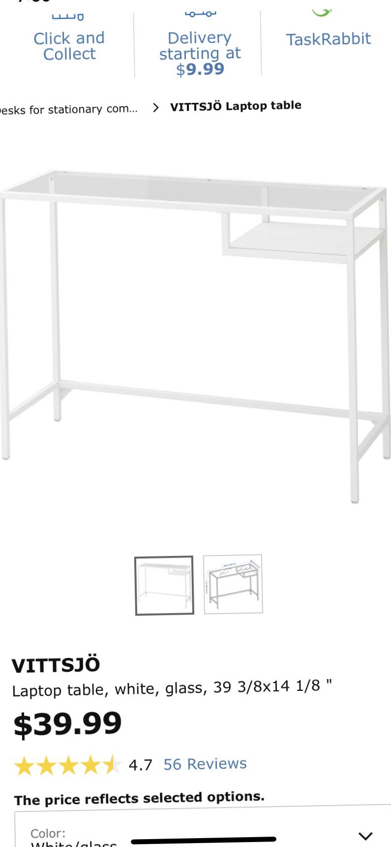 Ikea glad desk