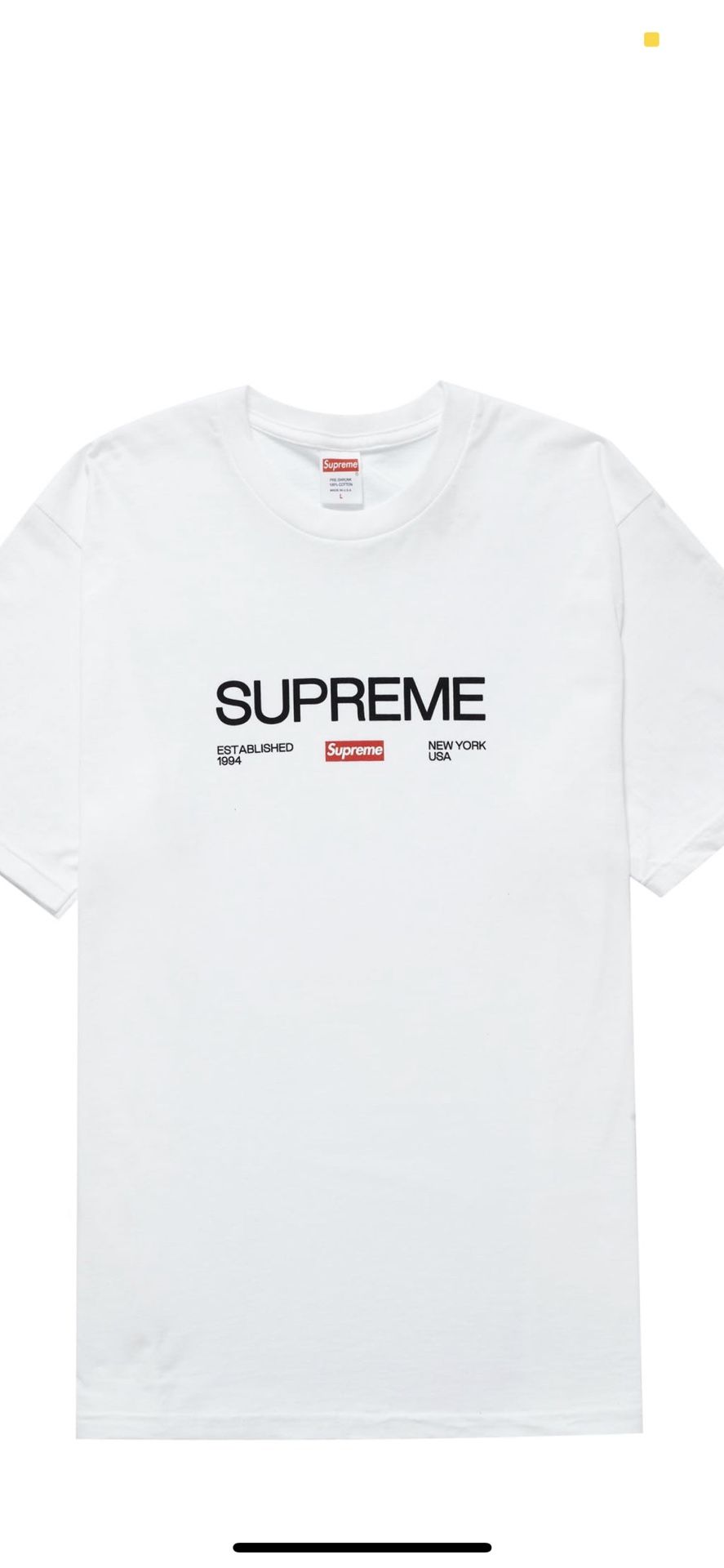 Supreme Est.1994 Tee White 