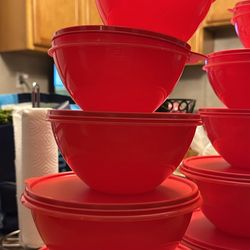 Two sets of Tupperware