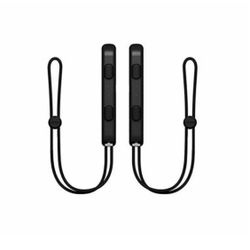 Genuine Nintendo Switch Joy Con Wrist Straps - 2 Straps Black HAC-014