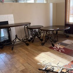 Sofa Table.  2 End Tables.  And 1 Coffee Table