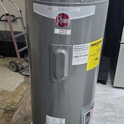 Water Heater Electric 50 Gallons 1 Year Warranty Garantia Por Escrito 