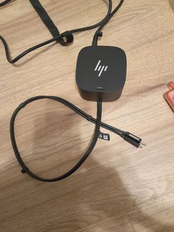 Used 280W HP Thunderbolt G4 Dock with 280W  Power Supply Adapter and Combo Cable