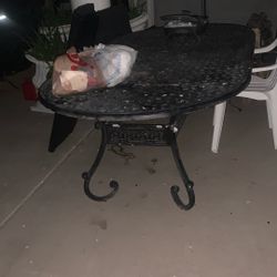 Huge Metal Table $100