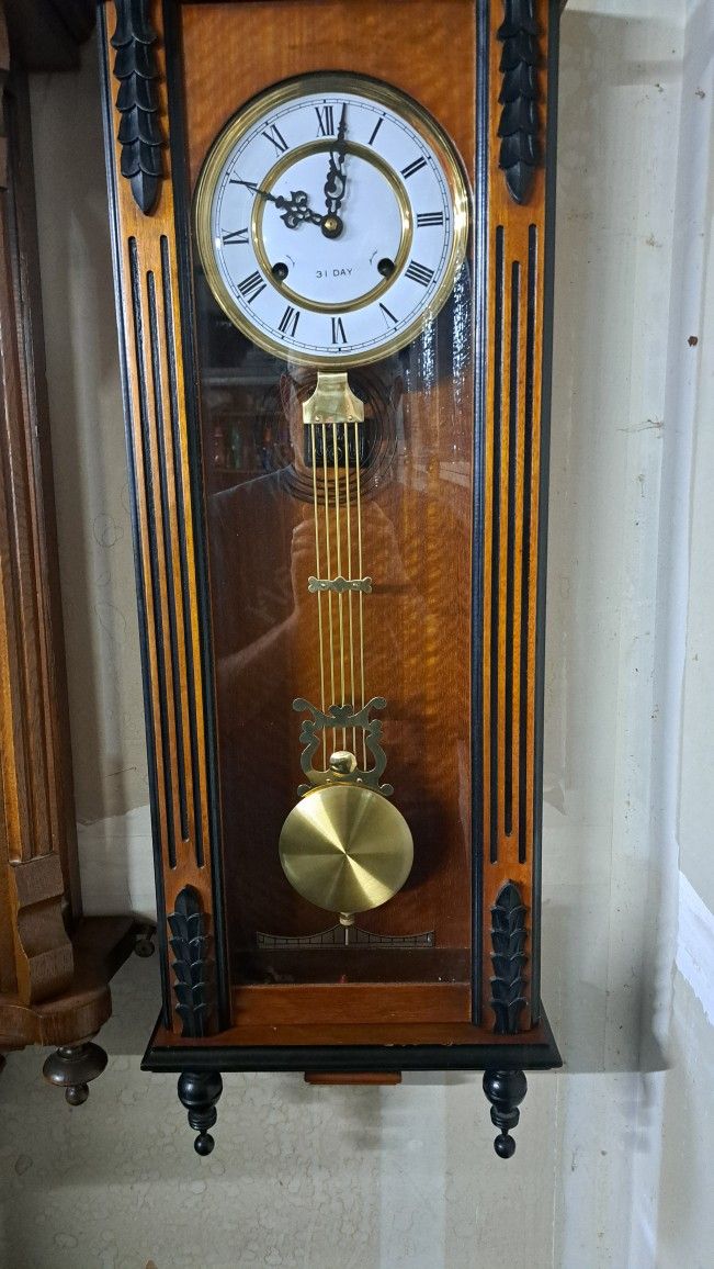 Vintage Korean Wall Clock Working