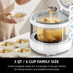 Rice cooker, uncoated inner tank, stainless steel steamer,with steaming and slow stewing functions, 