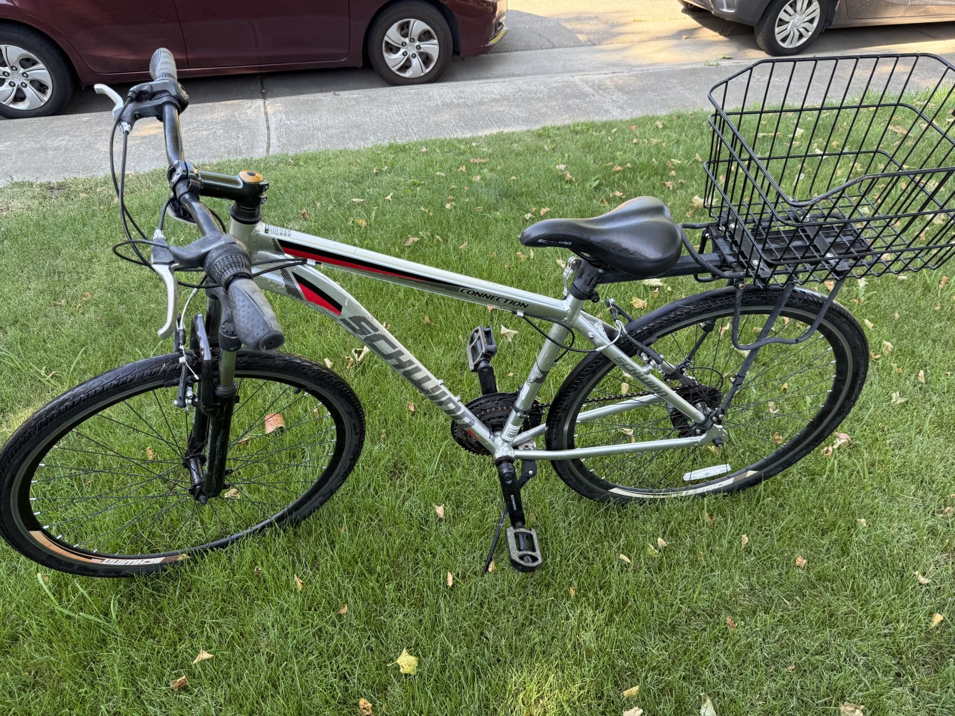 Schwinn Road Bike With Basket Attached