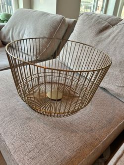 Gold basket
