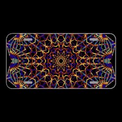 License Plate Novelty Car Front Abstract Chromatic Decorative Design