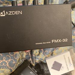 Azden 3 Channel FMX-32 Field Mixer