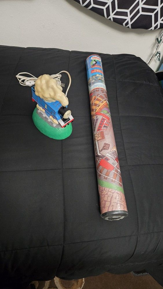 Thomas And Friends Night Lamp And Felt Playmat