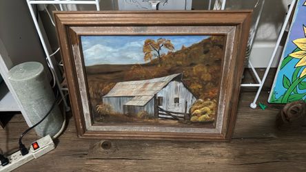 Barn painting vintage