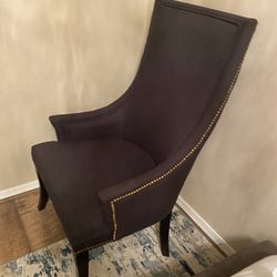 Navy Blue Chair From @ Home 