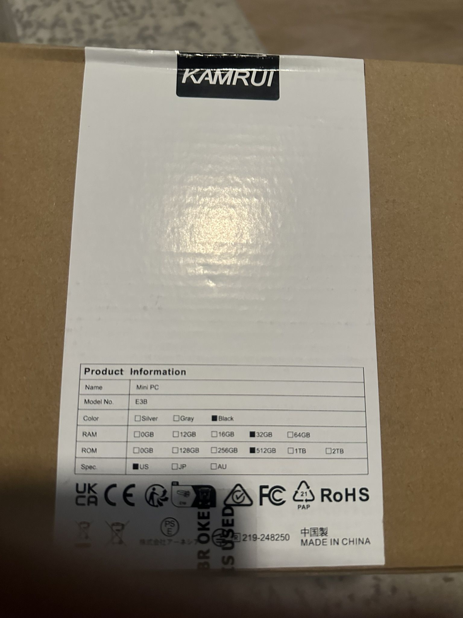 Mini PC Kamrui