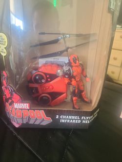 Deadpool 2 channel flying figure infrared helicopter