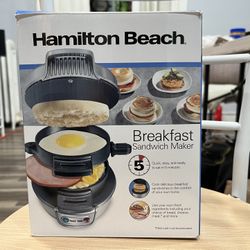 Hamilton Beach Breakfast sandwich maker 