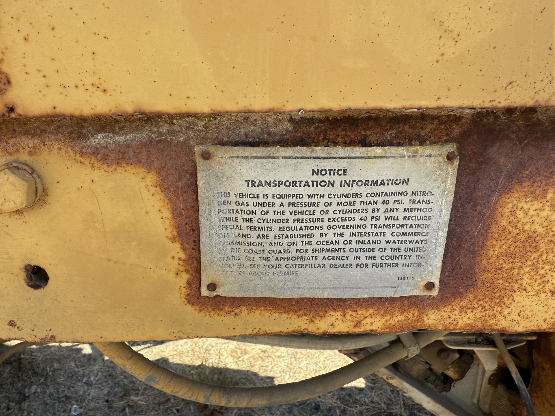 1990S Scraper Caterpillar Commercial Tractor