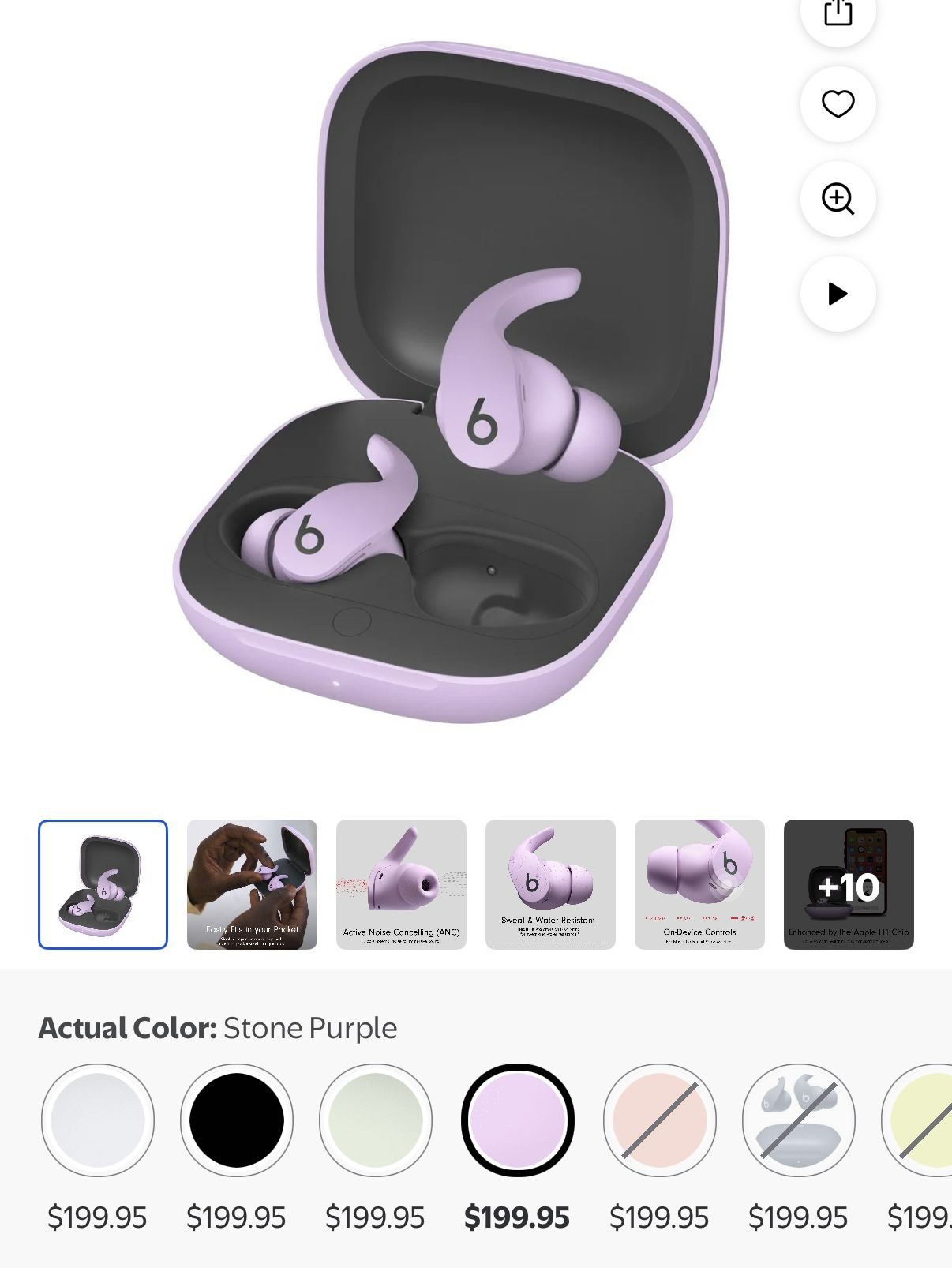 Beats Fit Pro True Wireless Earbuds — Stone Purple - NEW