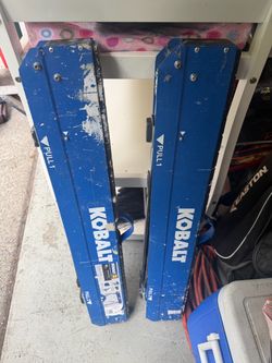Portable saw horses