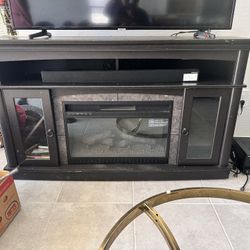 Fireplace TV Stand