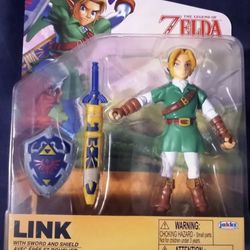 World of Nintendo The Legend of Zelda: Ocarina of Time Link 4 Inch Action Figure
