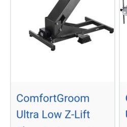 Comfort Groom LOW Z lift Electric Dog Grooming  Table 