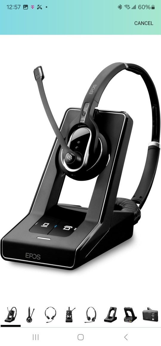 Solution SD Pro2 ML Double-Sided Multi Connectivity Wireless Headset f
