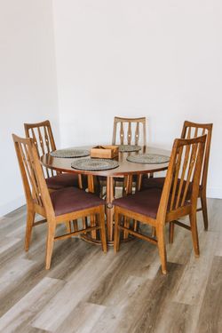 Custom Dining Table Set w 5 Chairs