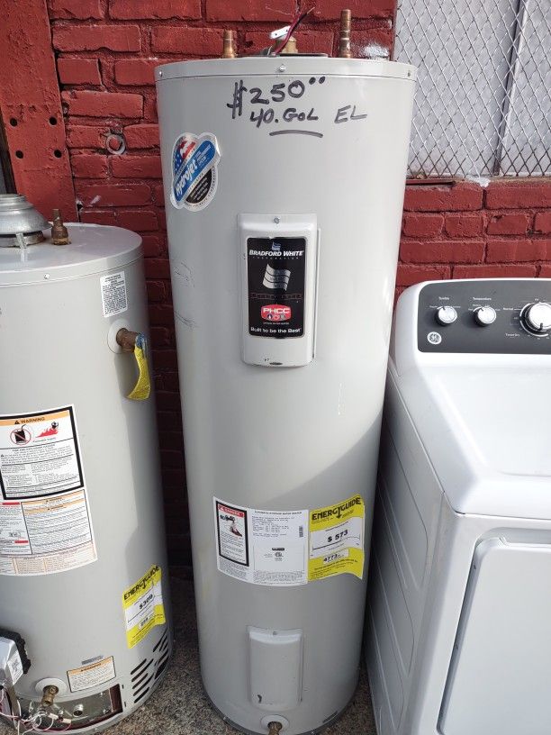 Electric Water Heater Working Great Condition 40 Gallon