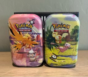 Pokémon Trading Card Game Mini Tins – Set of 2