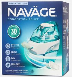 Brand New Navage Saline Nasal Irrigation Deluxe Kit