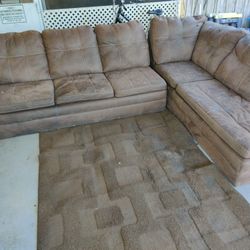 Two-piece sectional $100 or best offer