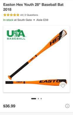 Easton Hex Baseball Bat