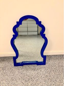 Cobalt Blue Design Mirror