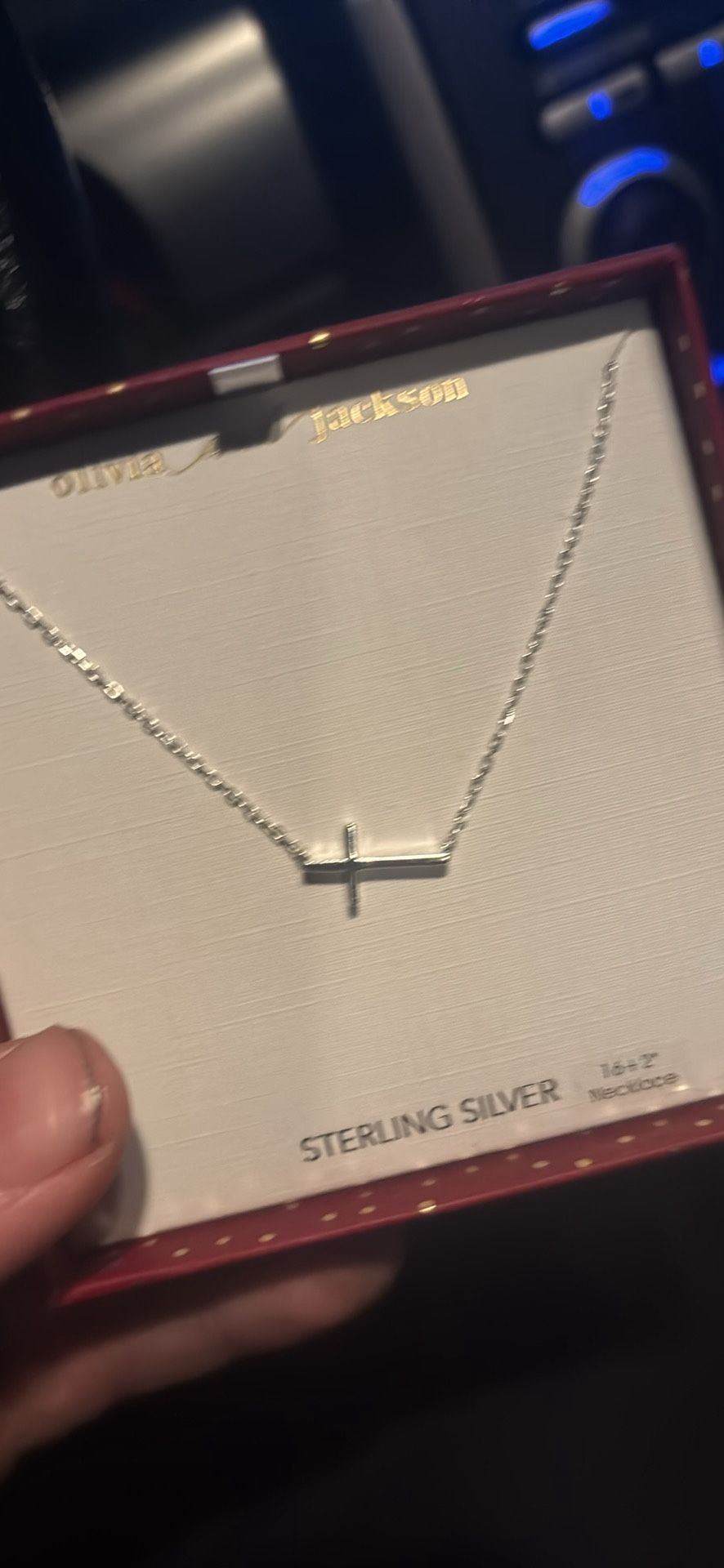 Sterling Silver Necklace And Earrings