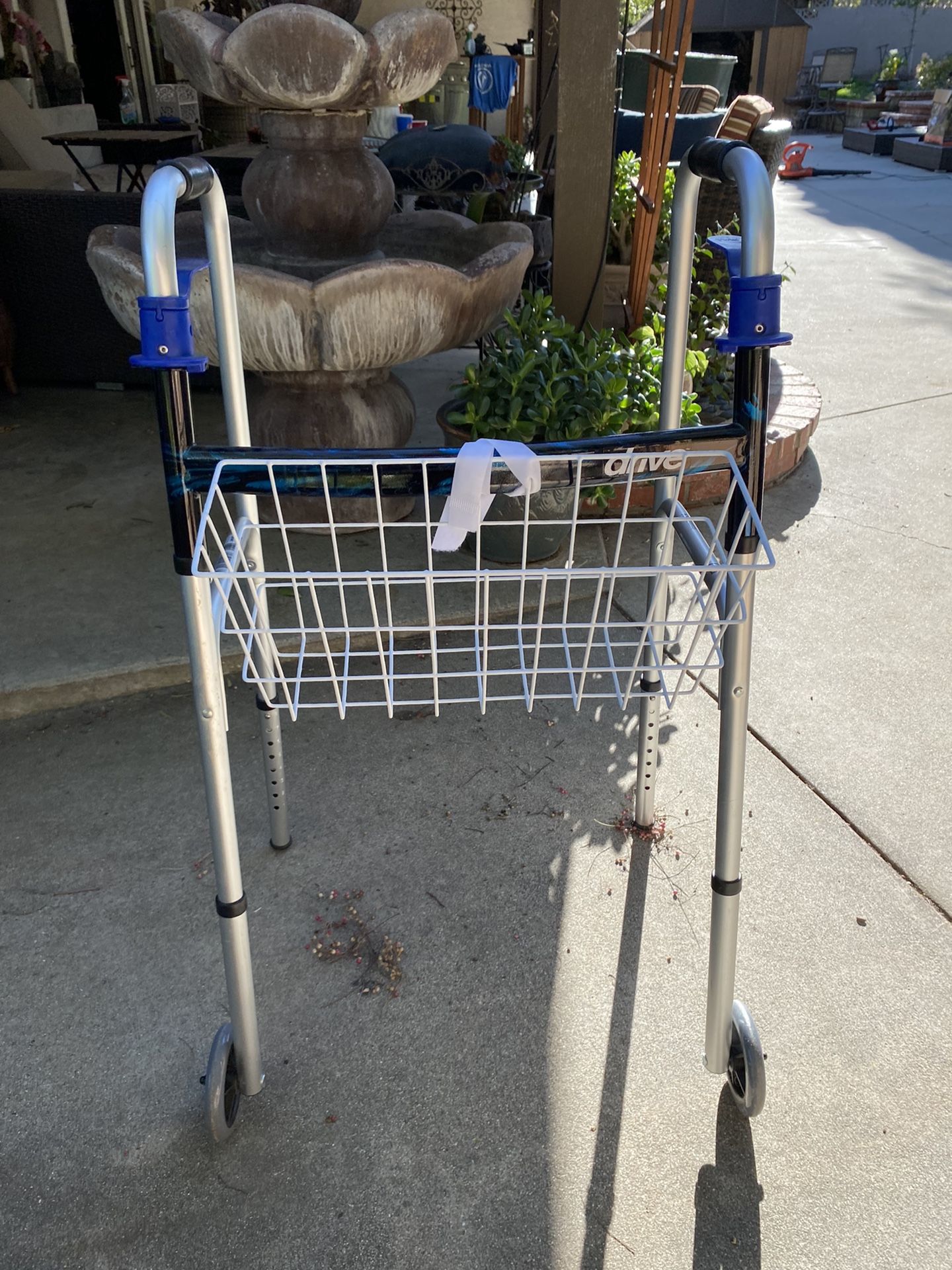 Rolling Walker W/Basket